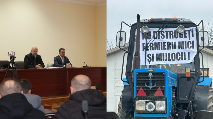 Drumul de la Leușeni se deblochează pentru mașini și autocare. Joi tractoarele vor bloca Făleștiul