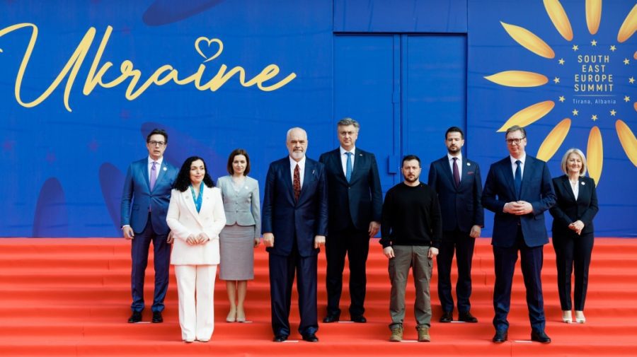 FOTO, VIDEO Cu prilejul summitului Ucraina-Europa de Sud-Est, Maia Sandu și Vladimir Zelenski au avut o discuție