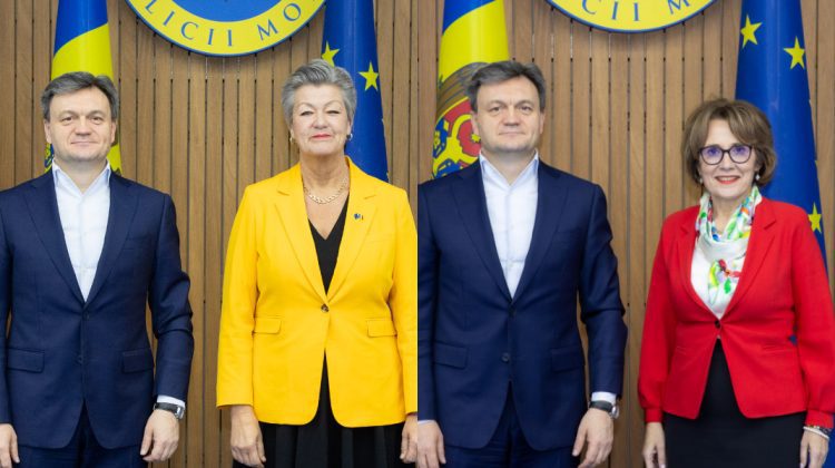 FOTO Două funcționare de peste hotare, primite de Recean la Guvern. Discuțiile au vizat și domeniul de securitate