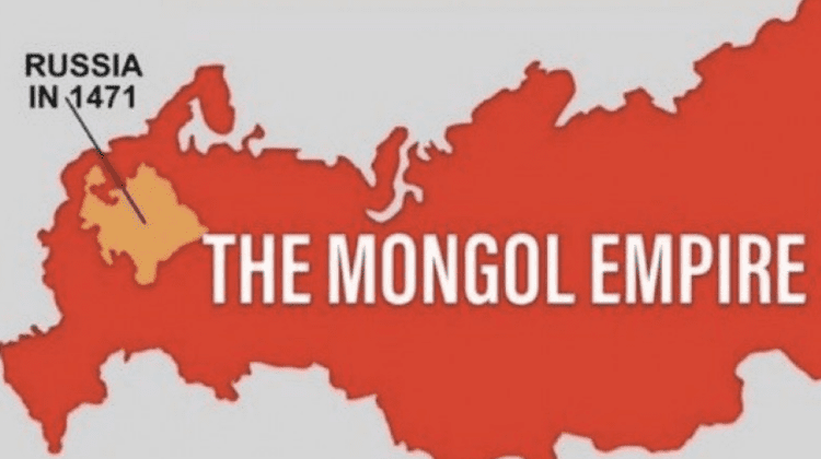 Fostul președinte al Mongoliei îl ironizează pe Putin cu o hartă care arată cât de mică era Rusia