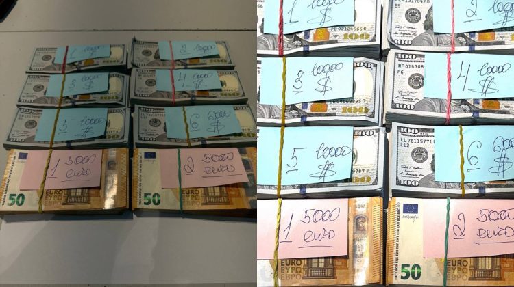 O femeie a încercat să scoată din Moldova 56 mii dolari nedeclarați. Ce s-a întâmplat la aeroport