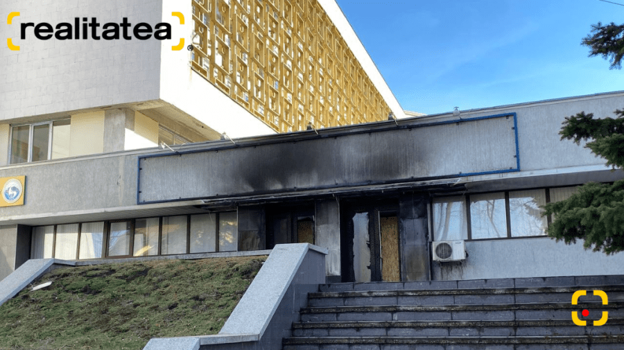 Amendă sau închisoare! Ce riscă persoana reținută pentru incendierea Centrului NATO de la Chișinău