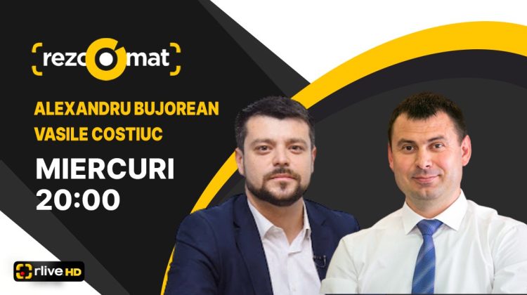 Actualitatea politică, în dezbateri la RliveTV! Vasile Costiuc și Alexandru Bujorean– invitații emisiunii Rezoomat!