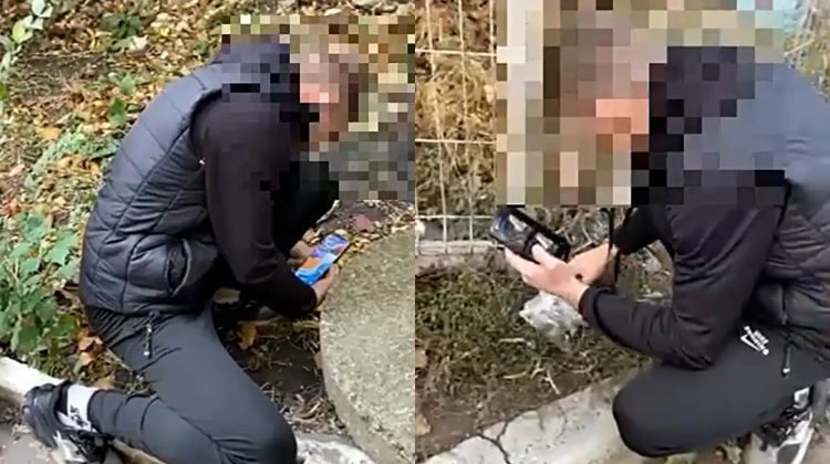 VIDEO Curierii unui magazin online, pe mână poliției. Bărbații ascundeau droguri prin Chișinău