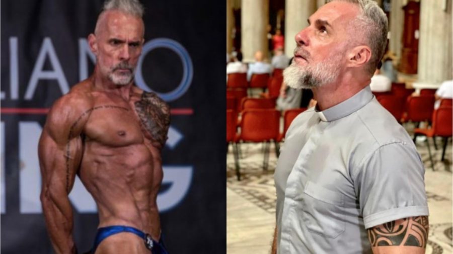 FOTO Cel mai cunoscut preot din Italia este un culturist tatuat, vedetă pe Instagram. El promovează teologia pop