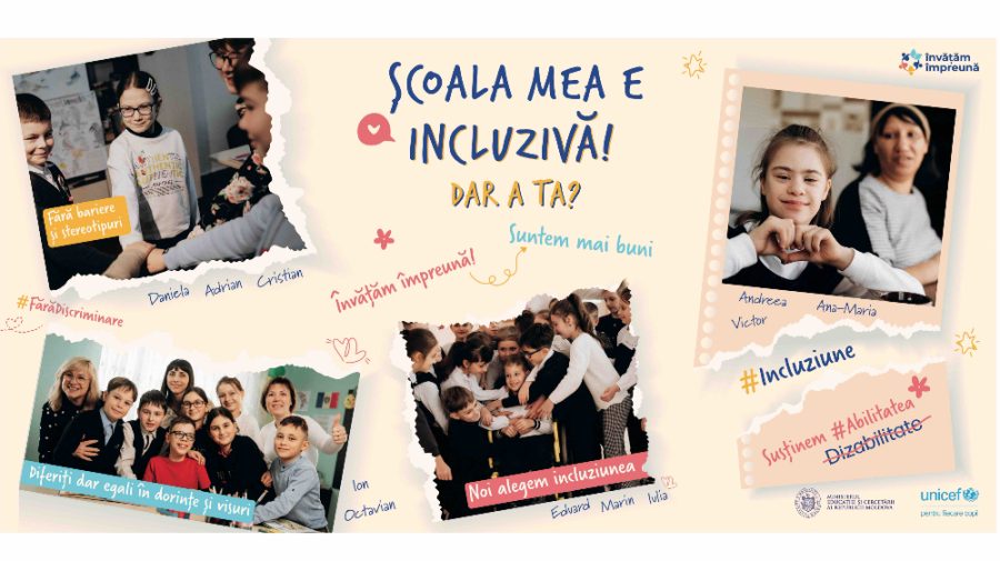  „Învățăm împreună!” – campanie națională de sensibilizare și promovare a educației incluzive