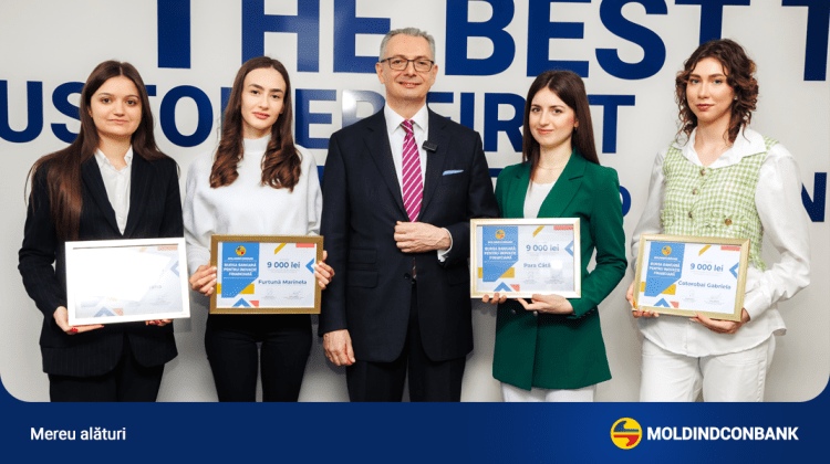 5 studenți de la USM au primit burse de la Moldindconbank