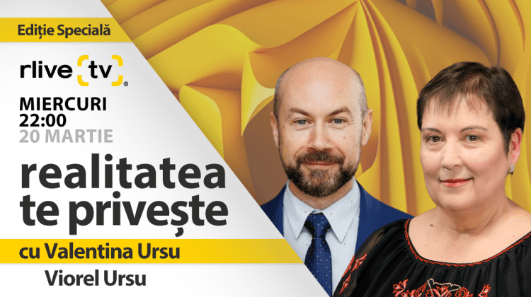 EDIȚIE SPECIALĂ „Realitatea te privește”! Ambasadorul Moldovei în SUA, Viorel Ursu, invitat în studioul RLIVE TV