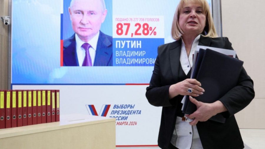 Putin a fost declarat oficial câștigătorul alegerilor cu 87,28% din voturi