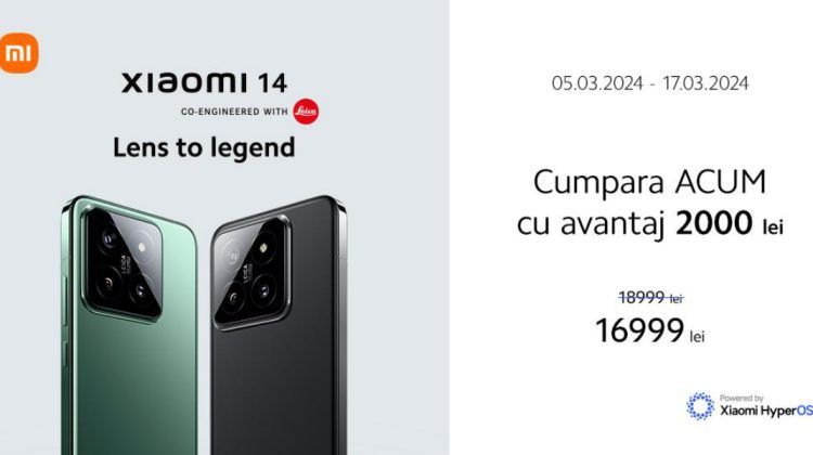Noul Xiaomi 14 – deja în Moldova!