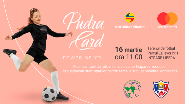 Moldindconbank organizează a treia ediție a miniturneului de fotbal feminin caritabil
