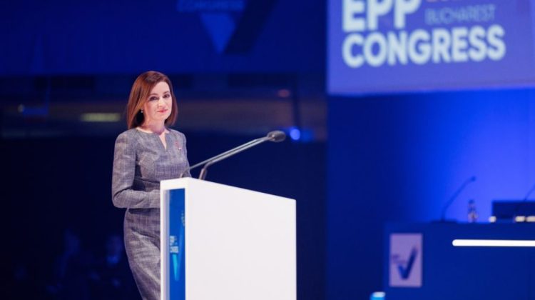 Maia Sandu pentru presa de peste Prut: Moscova nu are cum să ajungă în Moldova, iar Ucraina e scutul nostru
