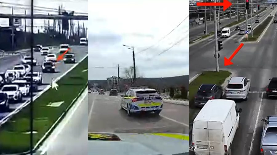 VIDEO Șoferul obraznic, care a pus pe jar 5 echipaje de poliție, încătușat. Detalii despre urmărirea din trafic