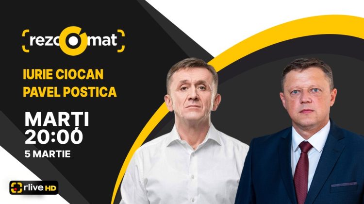 Votul prin corespondență, în dezbateri la RliveTV! Pavel Postica și Iurie Ciocan – invitații emisiunii Rezoomat!