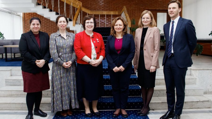 Carolina Perebinos a avut o întrevedere cu ambasadoarea Regatului Unit al Marii Britanii și Irlandei de Nord