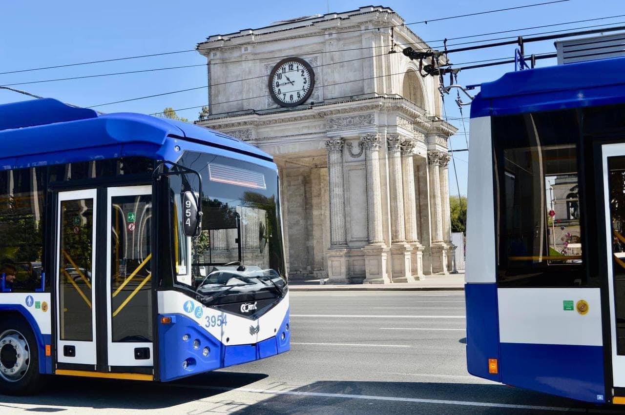 Atenție, călători! Troleibuzele din Chișinău vor circula pe trasee modificate în această seară