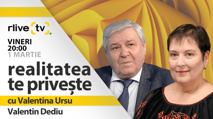 VIDEO Valentin Dediu, ex-director SIS, invitat la „Realitatea te privește” cu Valentina Ursu