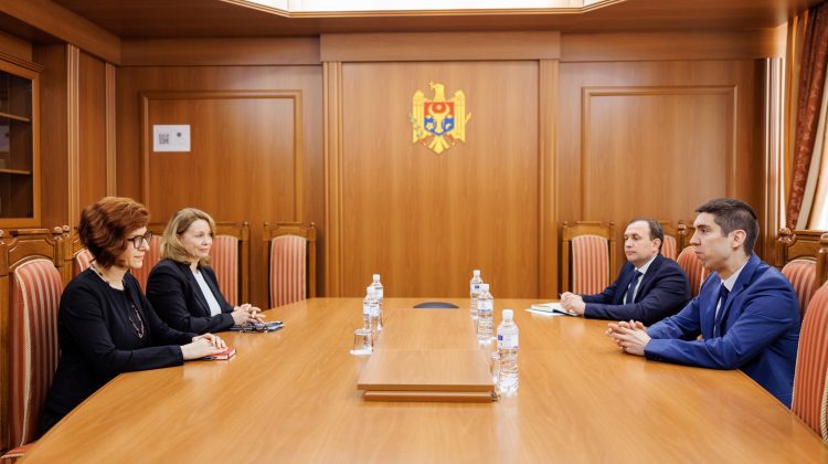 FOTO Vicepremierul Popșoi s-a întâlnit cu reprezentantul rezident al Programului ONU pentru Dezvoltare (PNUD) în Moldova