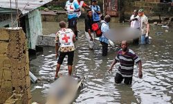 Cartierul din Kinshasa a ajuns sub apă ca urmare a cedării barajului din apropiere