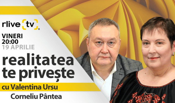 Corneliu Pântea, vicepreședintele Partidului Mișcarea Alternativă Națională, invitat la „Realitatea te privește”