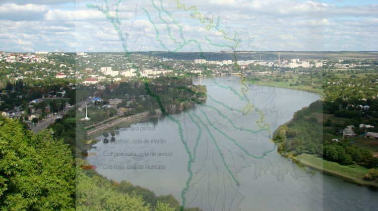 Meteorologii au emis cod galben în legătură cu creșterea nivelului apei în râul Nistru
