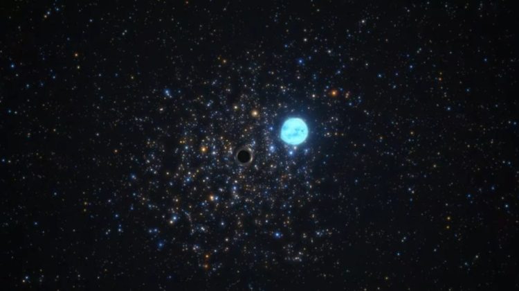 O gaură neagră atipică, descoperită în Calea Lactee. Masa acesteia este de 33 ori mai mare decât cea a Soarelui