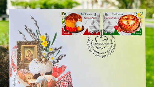 FOTO În apropierea sărbătorilor de Paști, Poșta Moldovei a pus în circulație 2 mărci poștale. Cât costă acestea