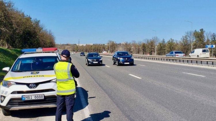 Șoferi, fiți atenți! Ofițerii de patrulare desfășoară pe teritoriul R. Moldova operațiunea specială „VITEZA”