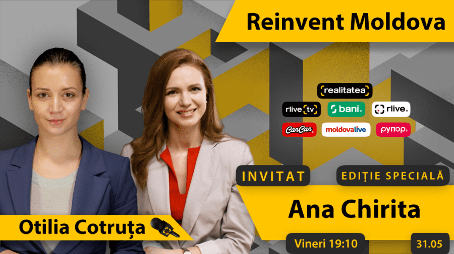 Ana Chirița, invitată la „Reinvent Moldova”: Moldova Digital Summit va culmina cu „Tekwill Expo Day”
