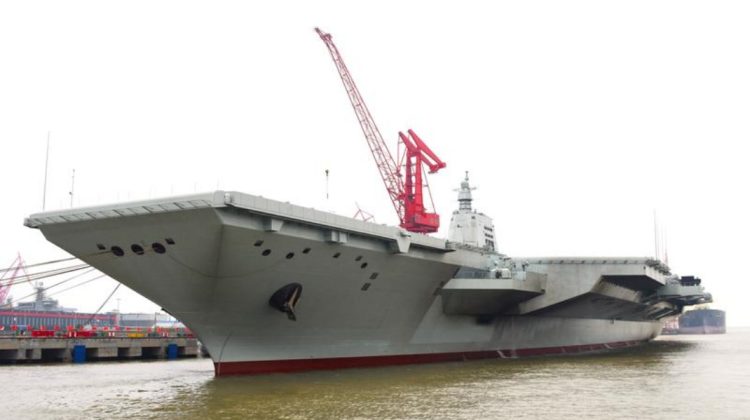 „Fujian”, cel mai modern portavion al Chinei, începe testele pe mare