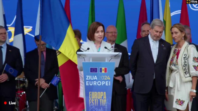 VIDEO Orășelul European din Piața Marii Adunări Naționale a fost inaugurat. Sandu: Vrem pace, pentru că ne iubim casa