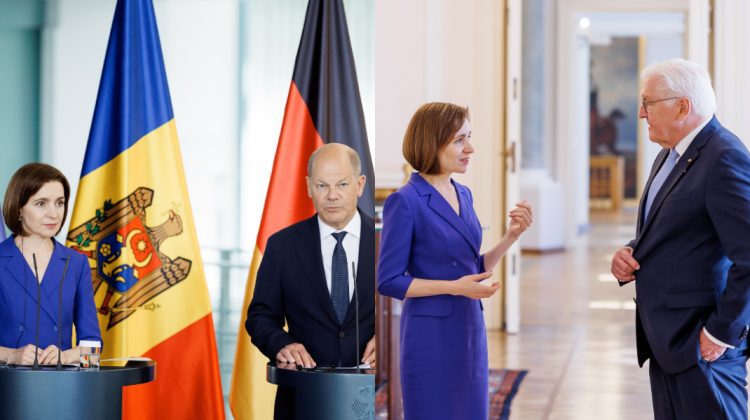 FOTO Președinta Sandu, la Berlin. „Germania este un puternic și important aliat al Moldovei în drumul spre UE”