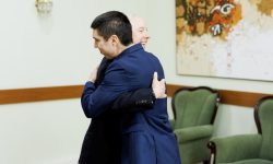 FOTO Întrevederea de rămas-bun a ambasadorului SUA la Chișinău cu ministrul moldovean de Externe