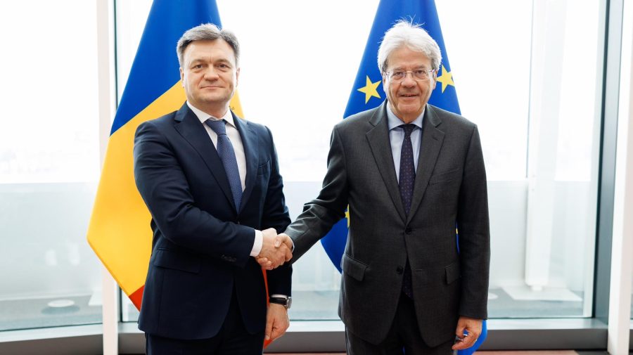 Recean, alături de comisarul european pentru economie: I-a mulțumit pentru sprijinul de 250 de milioane de euro