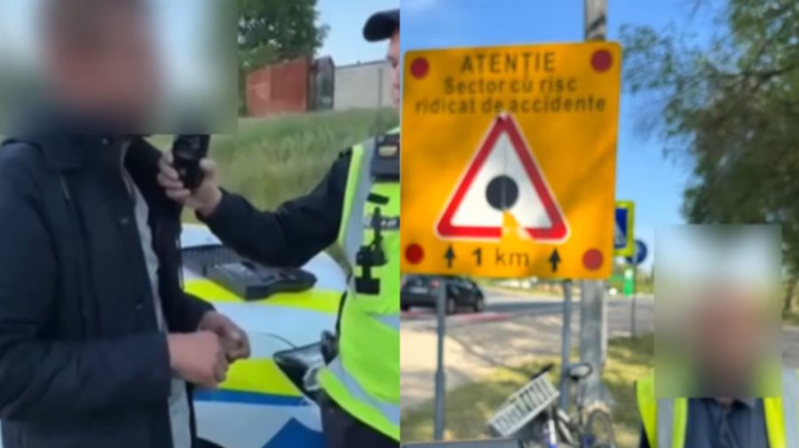 VIDEO Un șofer și un biciclist, prinși în stare de ebrietate. Ce concentrație de alcool aveau?