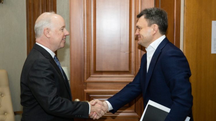 Dorin Recean a avut o întrevedere de rămas bun cu ambasadorul SUA la Chișinău