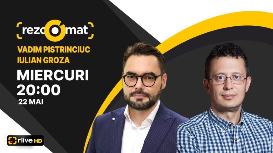 Integrarea europeană a R. Moldova, în dezbateri la RLIVE TV. Vadim Pistrinciuc și Iulian Groza, invitați la „Rezoomat”