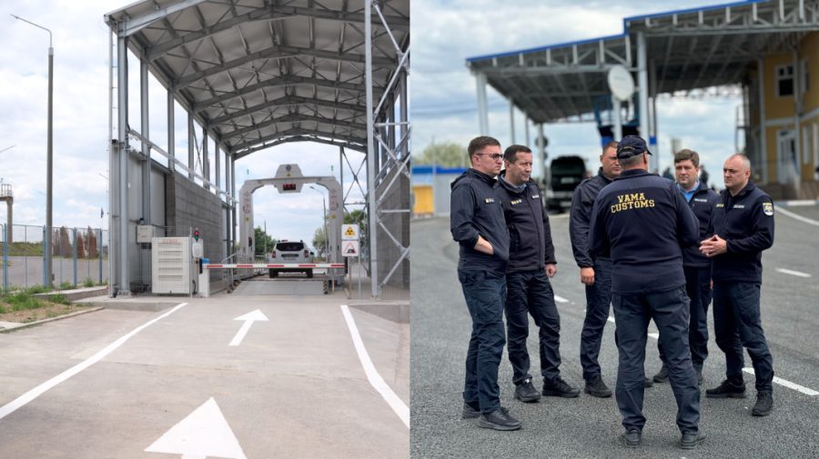 FOTO Punctul de trecere a frontierei moldo – ucrainene de la Giurgiulești – Reni, inaugurat