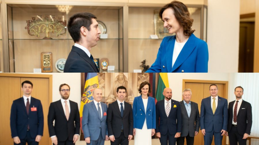 Vicepremierul Mihai Popșoi s-a întâlnit cu președinta Seimas-ului Lituaniei. Subiectele abordate