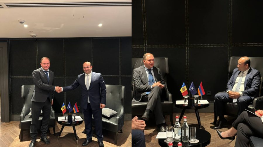 FOTO Ion Ceban, întrevedere la Erevan cu Narek Mkrtchyan. „Am discutat mai multe subiecte legate de politica socială”