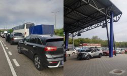 Trafic intensiv la Sculeni și Leușeni, ieșirea din Moldova. Ce spune Poliția de Frontieră
