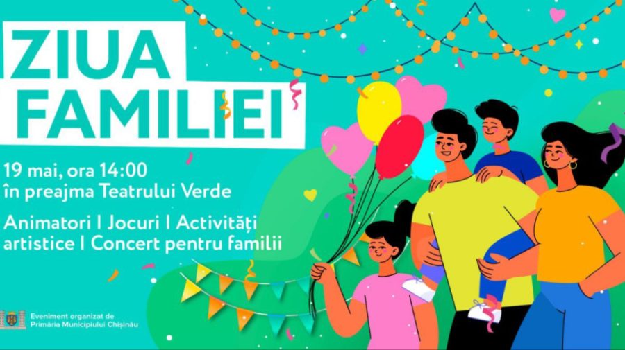 Vino să sărbătorim împreună Ziua Familiei, duminică, la Valea Morilor! Evenimentul va debuta cu o serie de activități