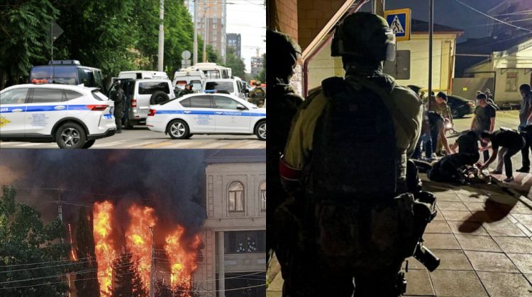 Atac teorist în regiunea rusă Daghestan: Cel puțin 15 polițiști, un preot și mai mulți civili au murit