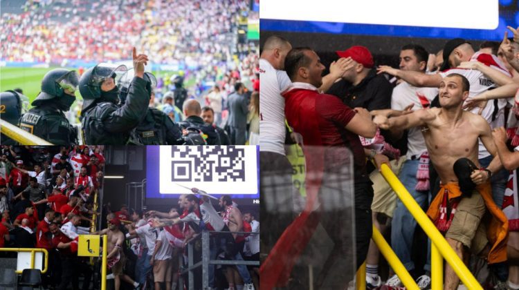 VIDEO EURO 2024: Fanii Turciei și Georgiei s-au luat la pumni înaintea meciului