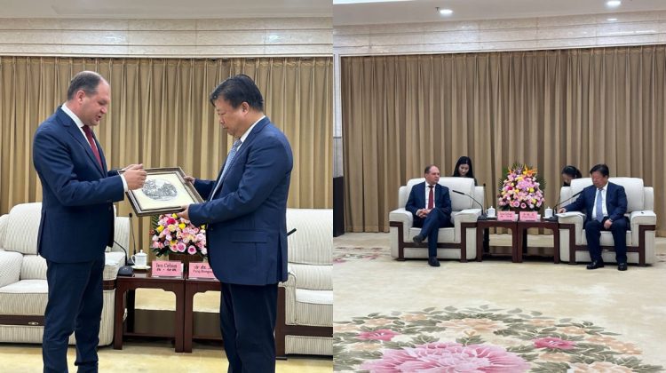 Ion Ceban se află într-o vizită de lucru în China. S-a întâlnit cu conducerea Partidului Comunist Chinez