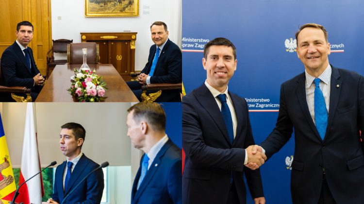 Mihai Popșoi, întrevedere cu Radoslaw Sikorski: Polonia va sprijini accelerarea procesului de aderare a Moldovei la UE