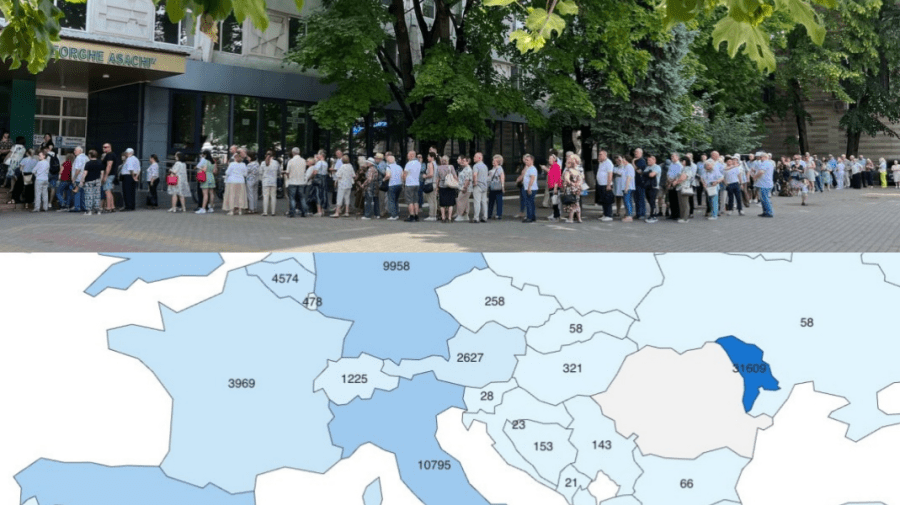 RECORD de votanți în Republica Moldova la europarlamentare! Diaspora românilor de la noi este cea mai activă