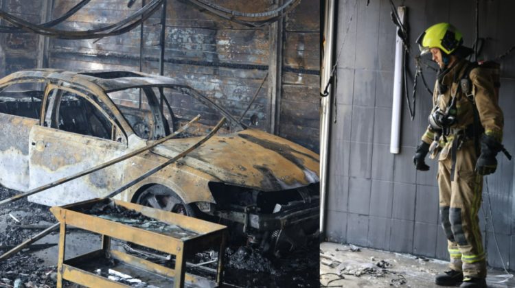 Service-ul auto, care a ars ca o torță în luna mai, a fost renovat. IMAGINI VIDEO publicate de proprietar