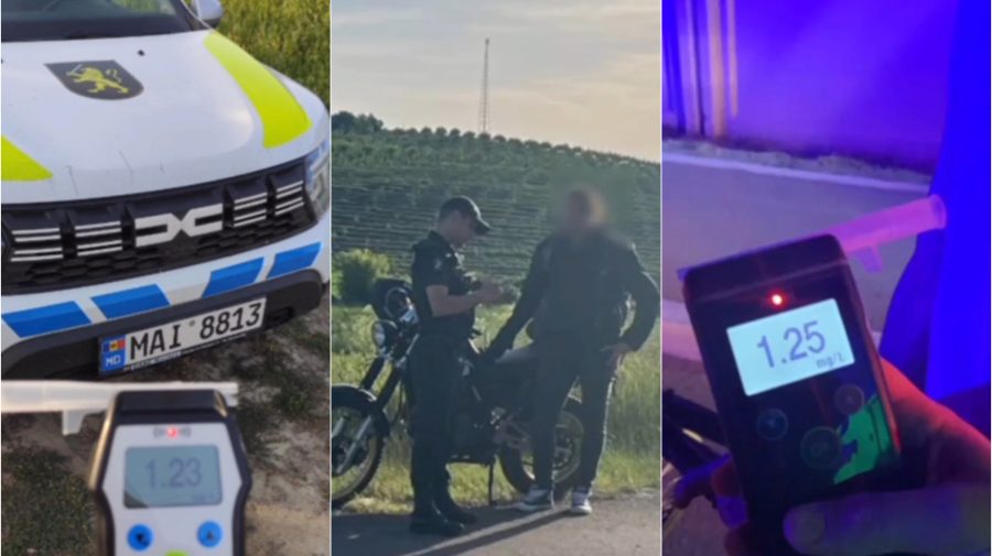VIDEO Unul mai beat decât altul. Patru șoferi în stare de ebrietate, trași pe dreapta în Hîncești