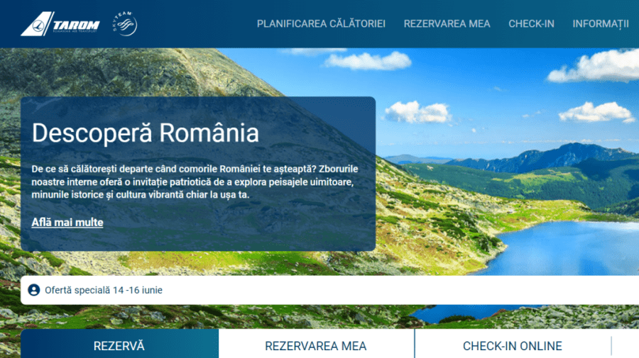 TAROM susține turismul din Republica Moldova prin parteneriate strategice și zboruri zilnice directe